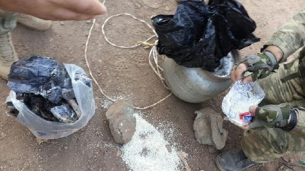 PKK'nın el yapımı patlayıcıları imha edildi
