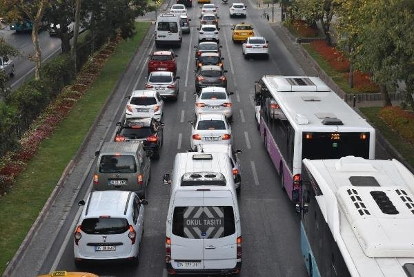 İstanbul'da Pazartesi trafiği