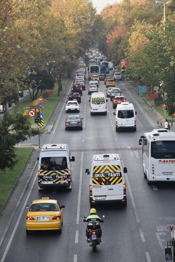 İstanbul'da Pazartesi trafiği