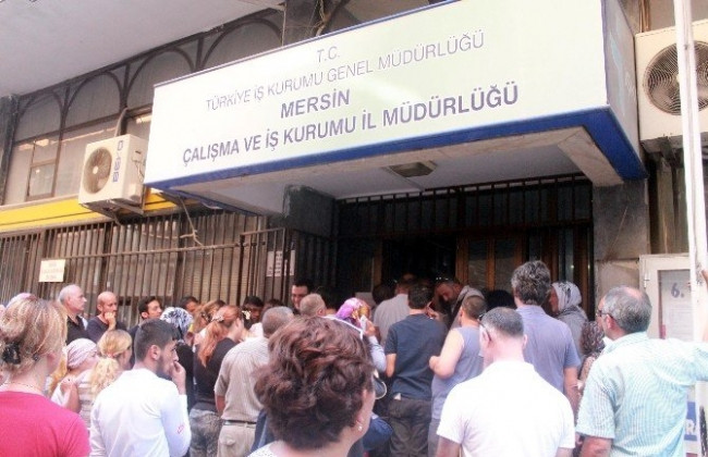 İş başvurusunda izdiham !