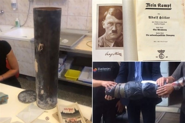 Nazilerin 'zaman kapsülü' bulundu