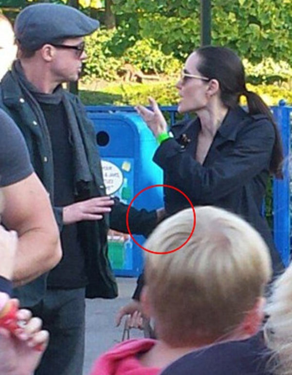Brad Pitt ile Angelina Jolie'nin kavgası kamerada