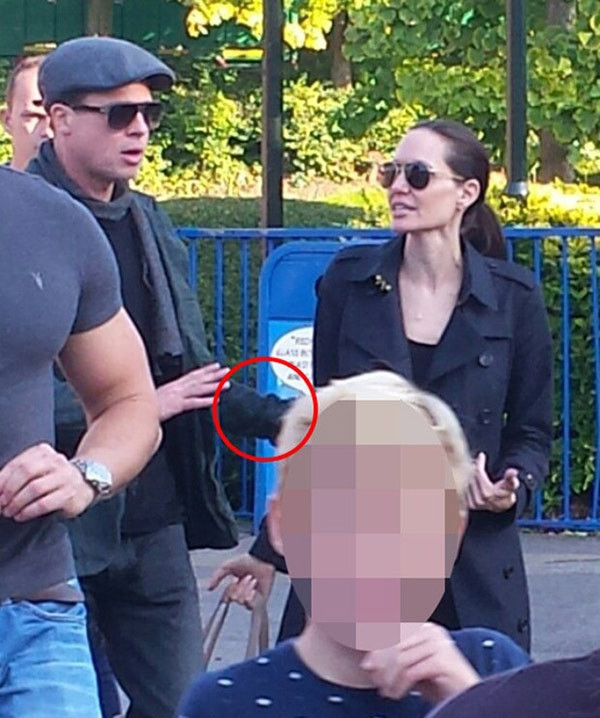 Brad Pitt ile Angelina Jolie'nin kavgası kamerada