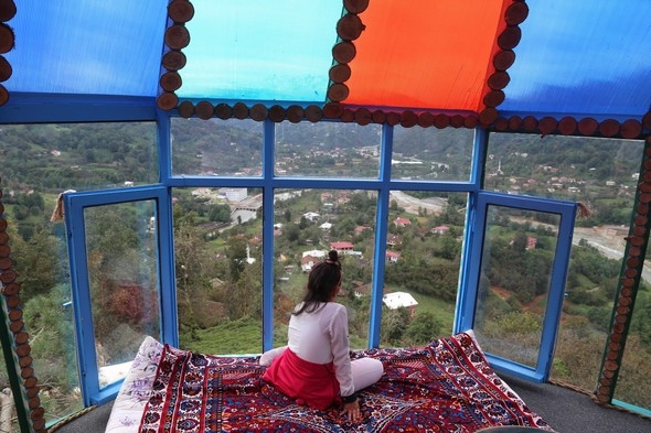 Tüm Artvin onun yaptığı evi konuşuyor