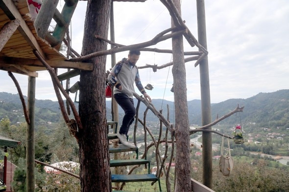 Tüm Artvin onun yaptığı evi konuşuyor