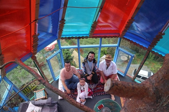 Tüm Artvin onun yaptığı evi konuşuyor