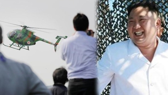 Kuzey Kore'deki havacılık festivalinde ABD helikopteri