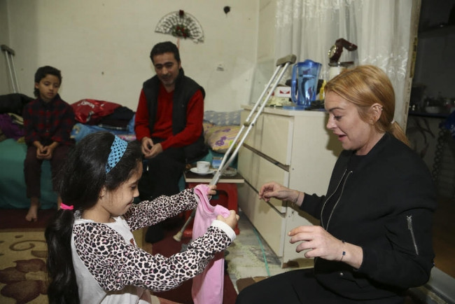 Lindsay Lohan, Cumhurbaşkanı Erdoğan'ın sözünü paylaştı
