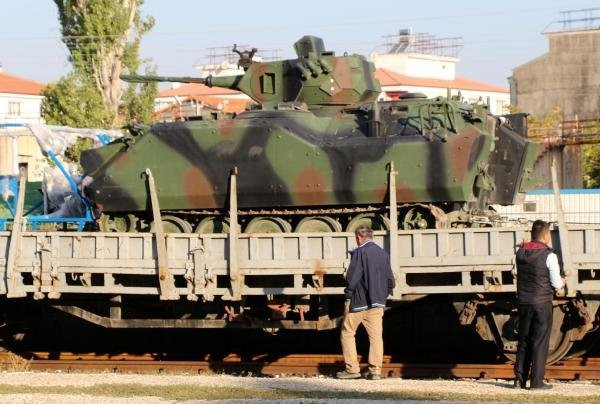 Etimesgut'taki zırhlı birlikler burdur'a gelmeye başladı