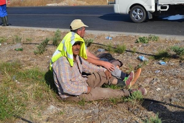 İşçileri taşıyan minibüs kaza yaptı: 18 yaralı