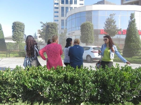 Spor salonunda korkutan yangın