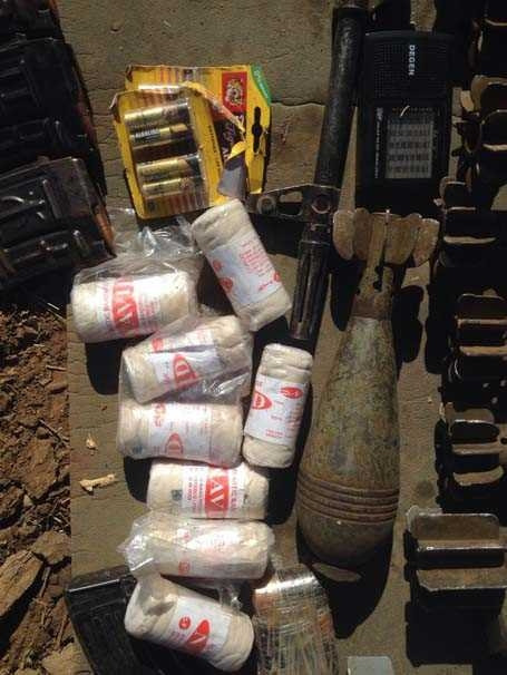 Kovan Tepe’de teröristlerin cephaneliği bulundu