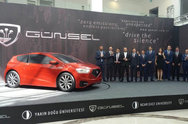 KKTC'nin ilk yerli arabası: GÜNSEL