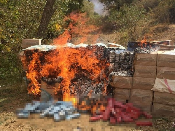 İran sınırında kaçak boru hattı !