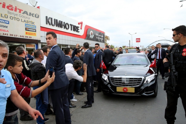 Erdoğan ve Yıldırım'dan esnaf ziyareti