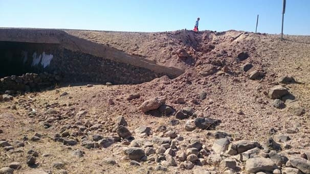 Albayın geçişi sırasında PKK'dan hain tuzak