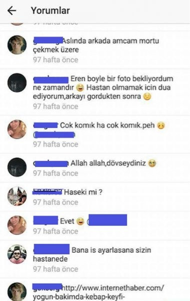 Haseki'de görevli hemşirenin skandal paylaşımları !
