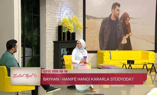 Hanife ve Bayhan başbaşa
