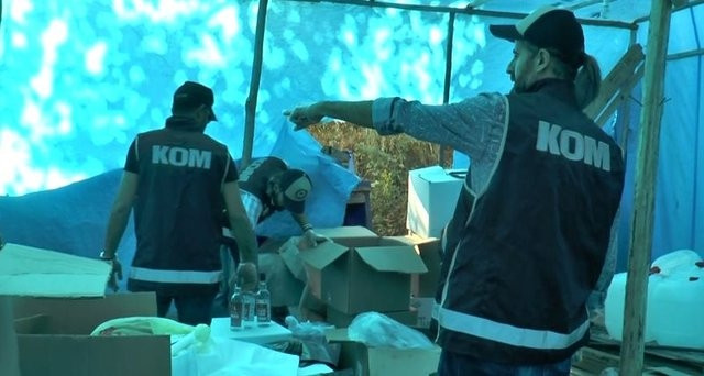Mersin'de nefes kesen sahte içki operasyonu