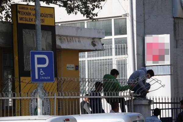 Okuldan kaçışları böyle görüntülendi
