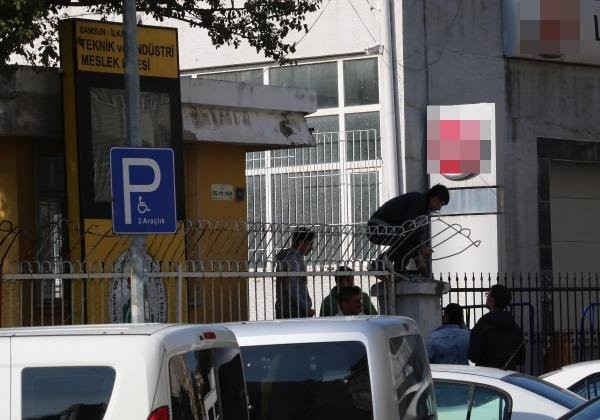 Okuldan kaçışları böyle görüntülendi