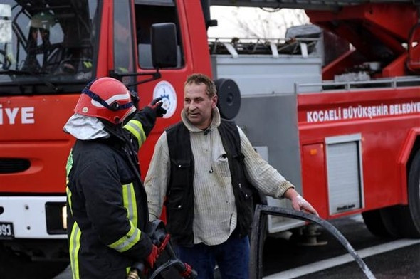 LPG faciası ! Çakmağı çakınca alev aldı