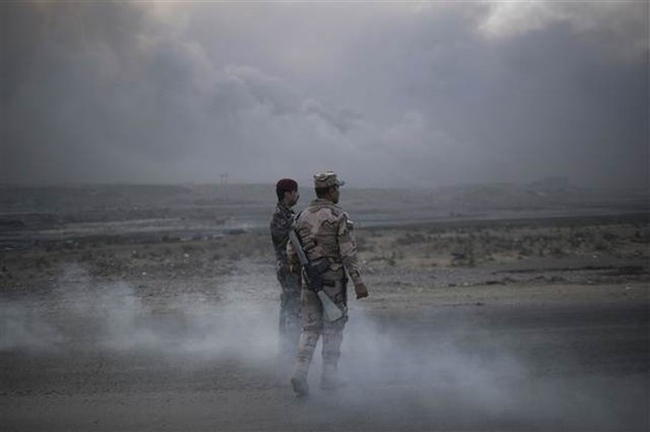 Irak ordusu Musul'a girdi ! İşte ilk fotoğraflar