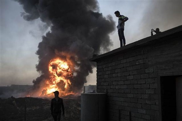 Irak ordusu Musul'a girdi ! İşte ilk fotoğraflar
