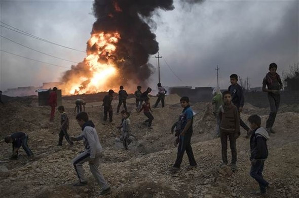 Irak ordusu Musul'a girdi ! İşte ilk fotoğraflar