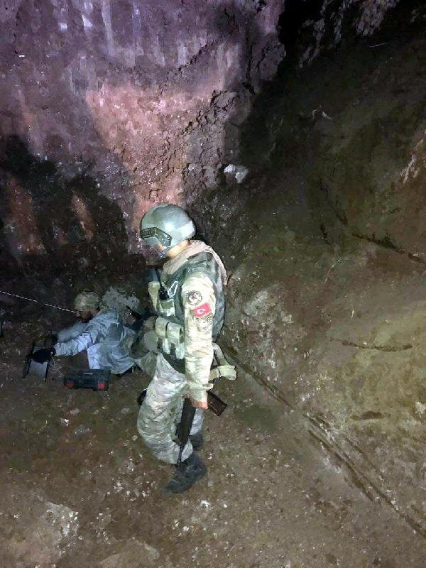 Mardin'den Suriye'ye uzanan tünel bulundu