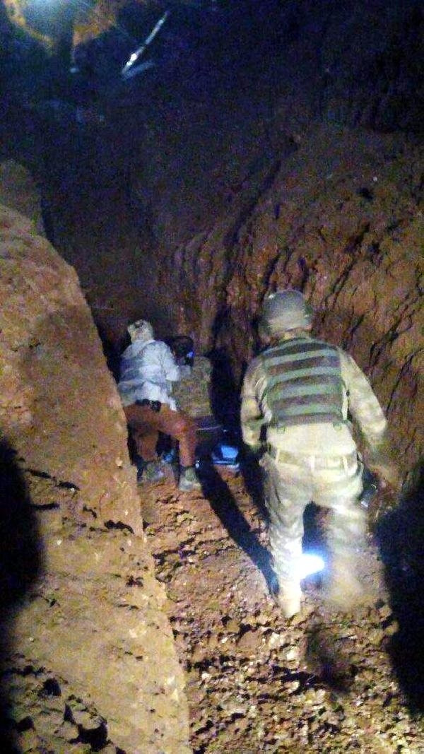 Mardin'den Suriye'ye uzanan tünel bulundu