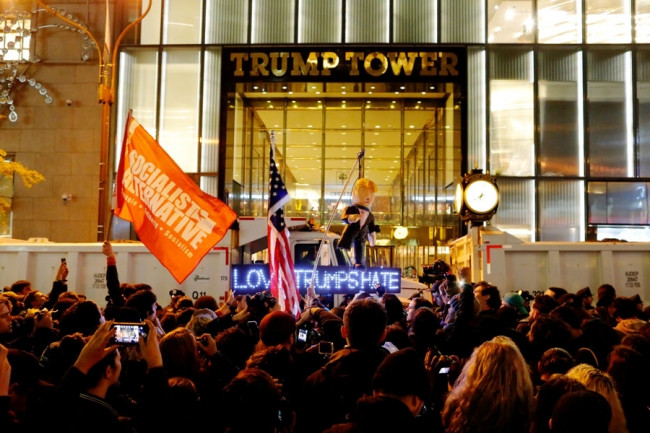 Trump başkan seçildi, ABD’liler ayaklandı