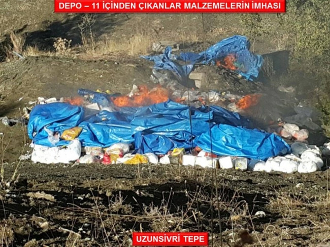 PKK'ya dev operasyon ! İşte ele geçirilenler