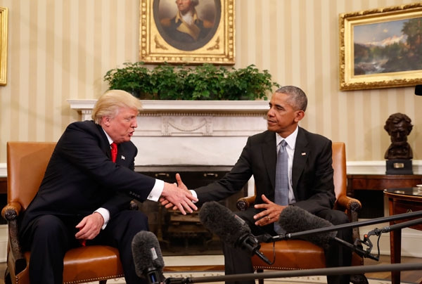Trump Beyaz Saray'da