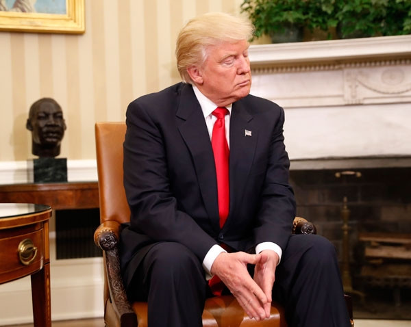 Trump Beyaz Saray'da