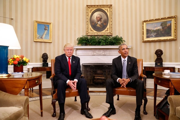 Trump Beyaz Saray'da