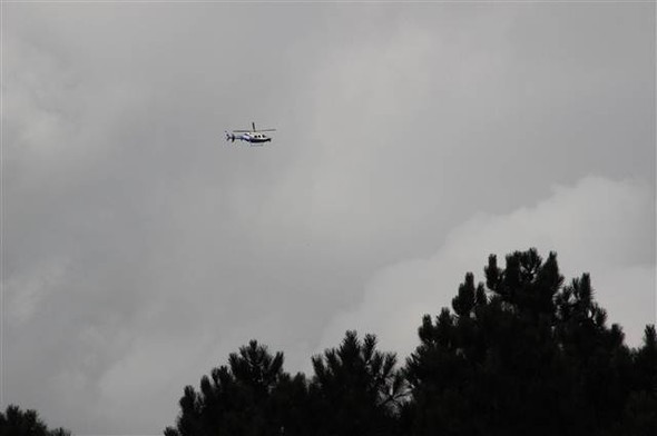 İstanbul'da ormanlık alanda tatbikat