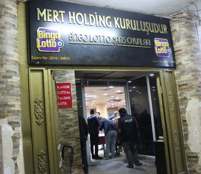Adana'da tombala operasyonu
