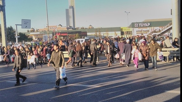 İstanbullular oraya akın etti