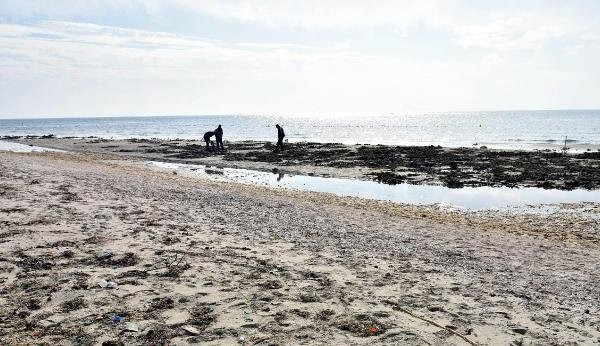 Tekirdağ'da deniz 15 metre çekildi