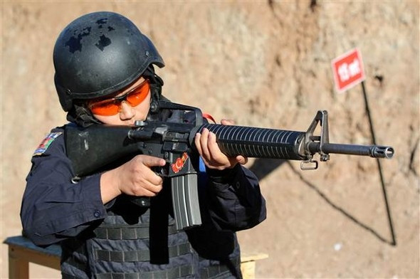 Afgan kadın polisler Sivas'ta eğitiliyor