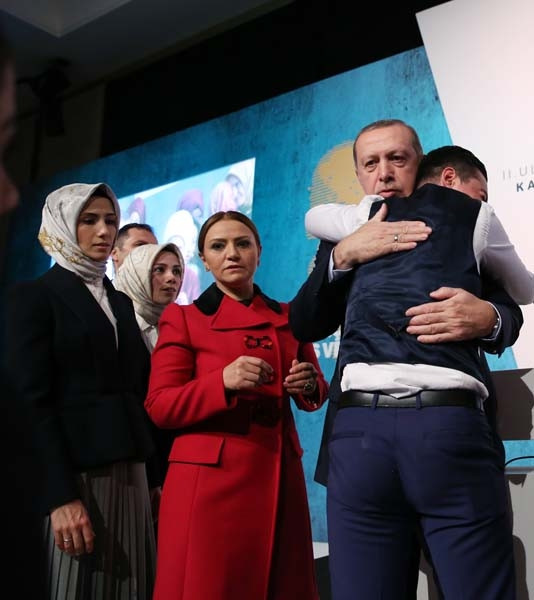 Erdoğan'ı şaşkına çeviren genç