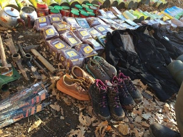 PKK'ya darbe: 23 sığınak ve 6 mevzi bulundu