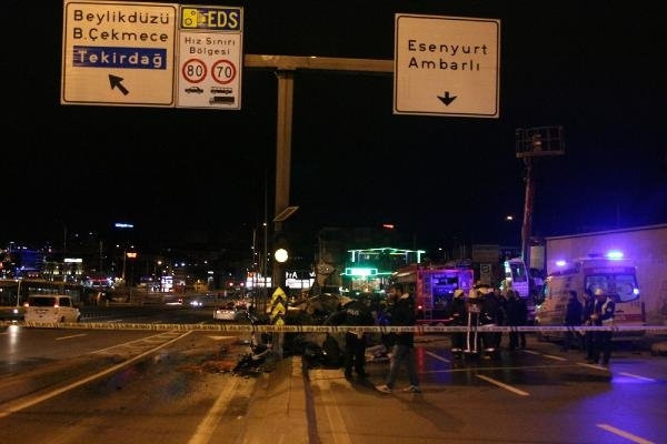 Avcılar'da korkunç kaza: 2 ölü