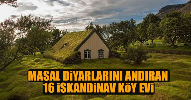 Masal diyarlarını anımsatan 16 İskandinav köy evi Haber3