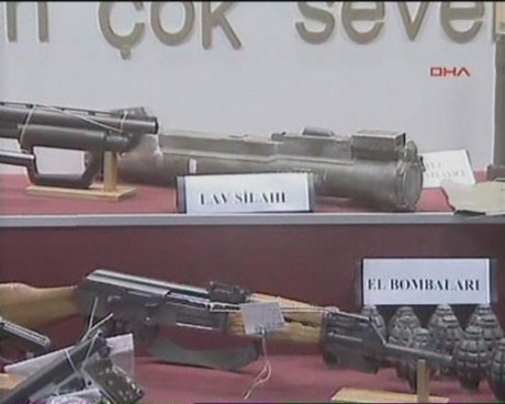 İşte krokideki cephanelik