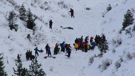 Ziganada çığ felaketi, 11 ölü