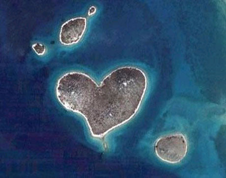 İşte Google Earthdeki Kalpler