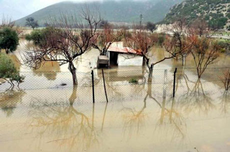 Muğla ovası göl oldu !