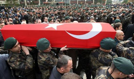 Behçet Oktayın cenaze töreni